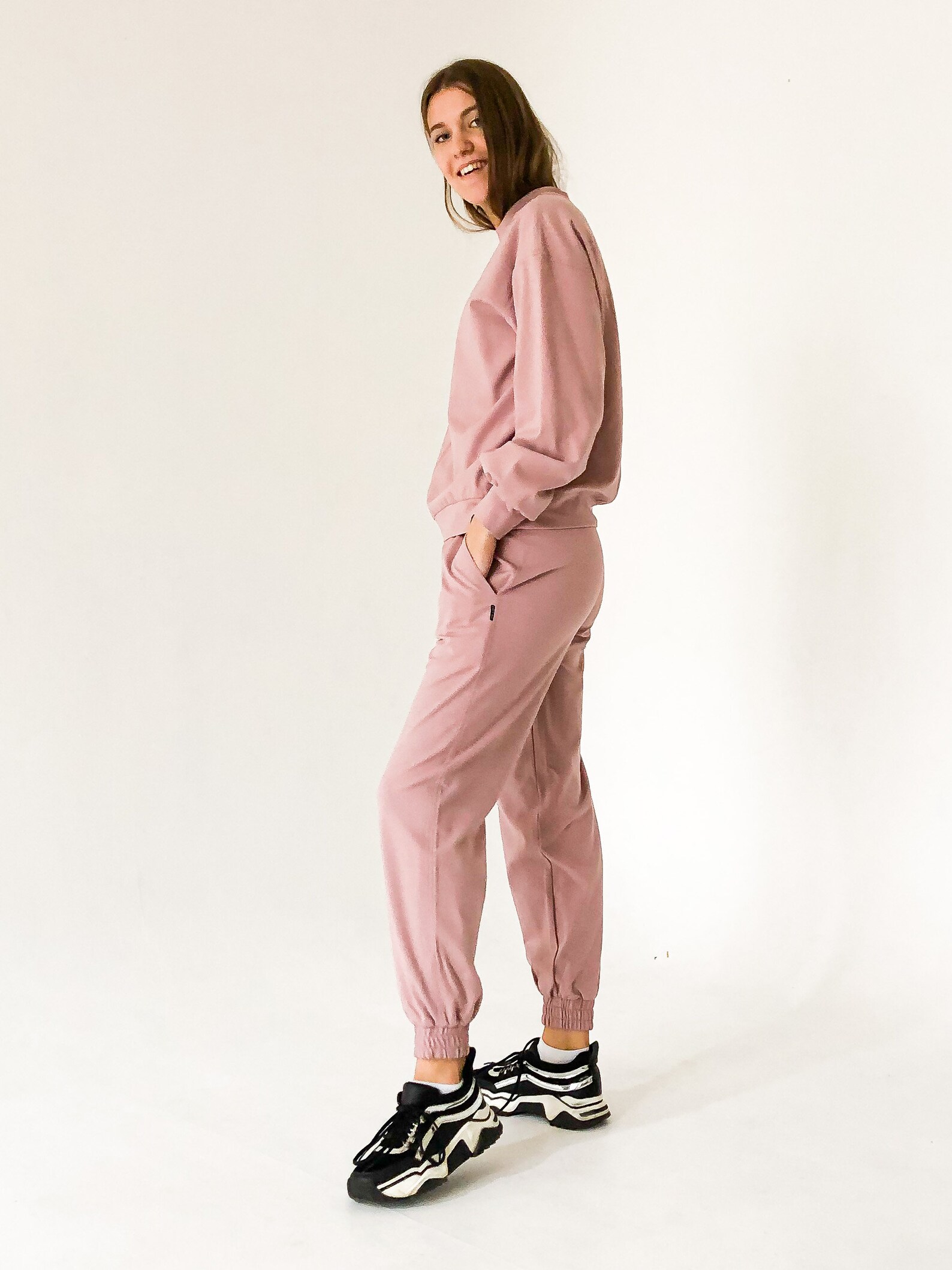 Sport joggers Basic joggers Pink joggers | Etsy