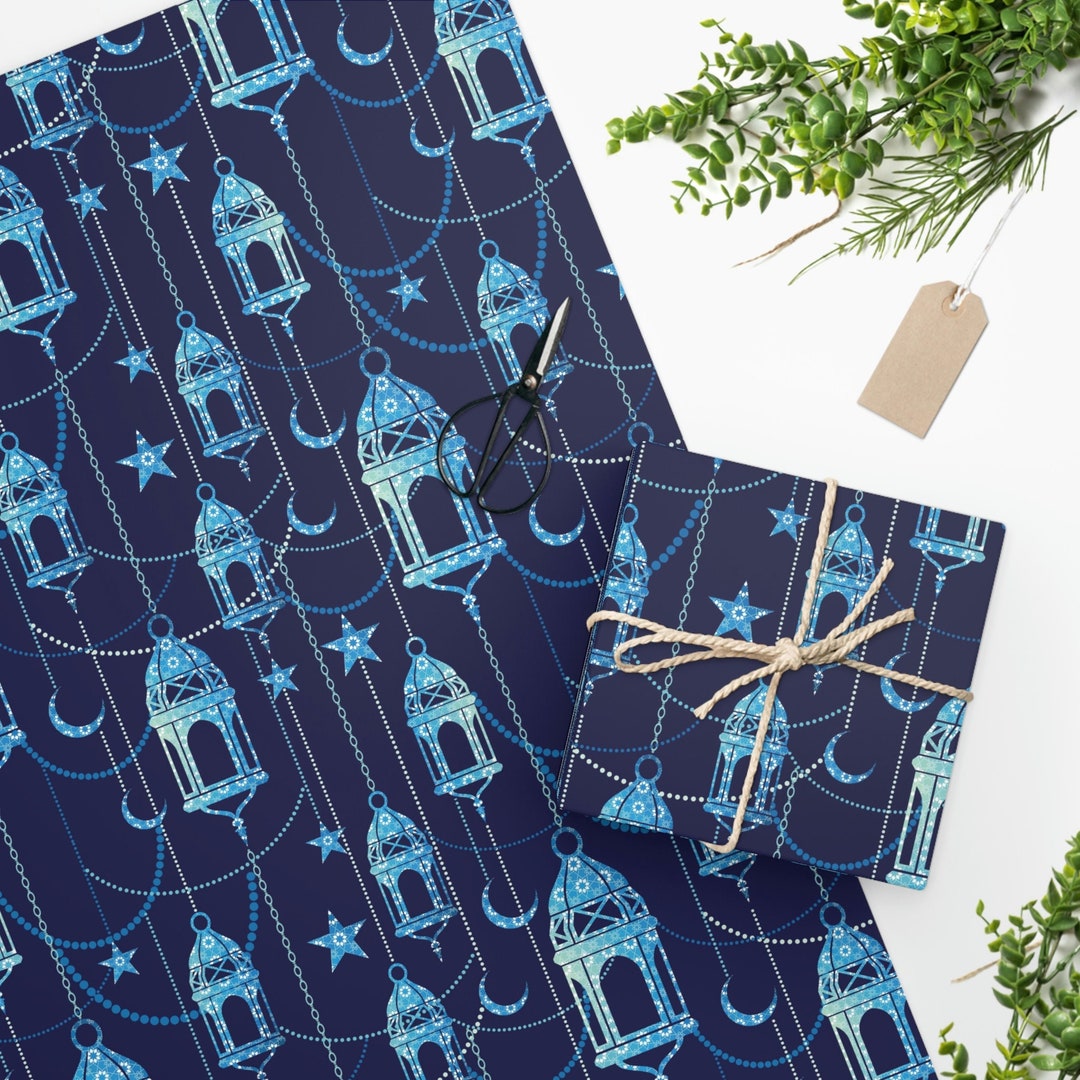 Eid Wrapping Paper Eid Mubarak Wrapping Paper Eid Gift Wrap Etsy