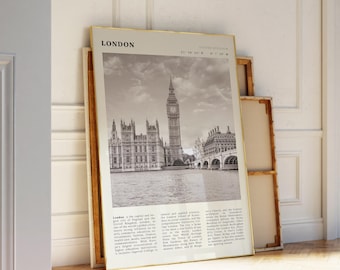 London Skyline Print | Big Ben, Westminster (Digital Download)