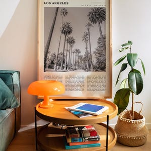 Vintage Los Angeles Cityscape Print | Black & White California Poster (Digital Download) image 5