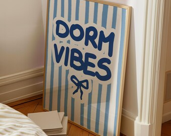 Estampado "Vibras de Dormitorio Azul" / Tipografía Universitaria Femenina (Descarga Digital)