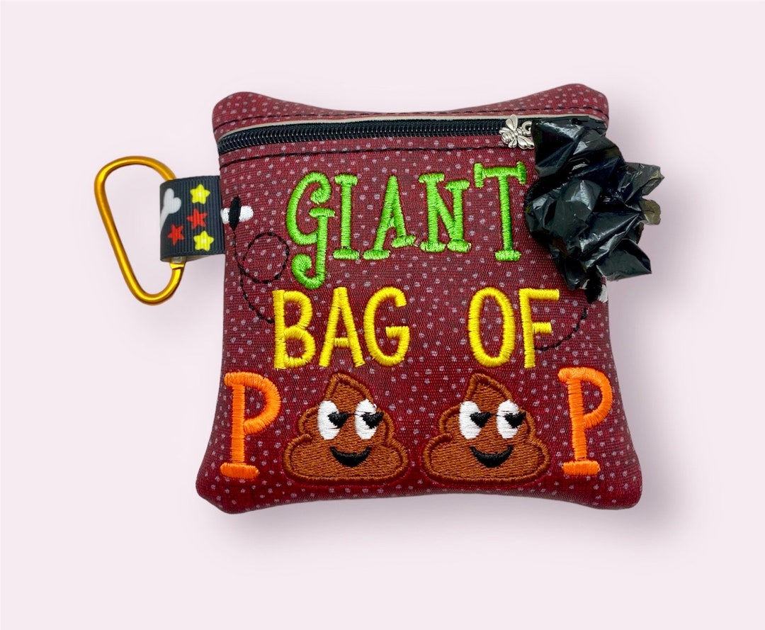 Giant Bag of Poop Poo Bag Holder Poop Bag Dispenser Poo Bag Etsy