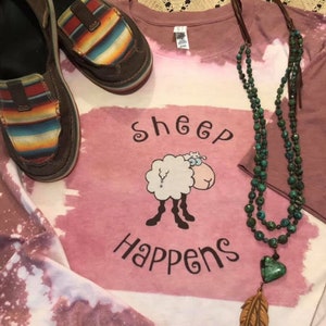 Sheep Happens, Schafliebhaber, Tierliebhaber, Schaf T-Shirts, Show Mom