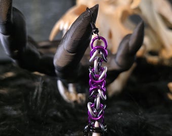 Beard of a Woman Fang Earrings