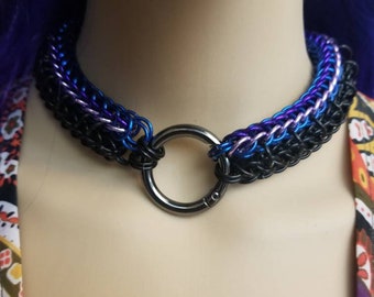 Double Two-Three Tone  Persian BDSM Pup/Slave/Bondage/Day Collar
