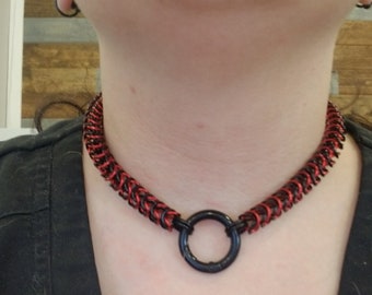 Petite Discreet Box Weave BDSM Pup/Slave/Little/Brat/Bondage/Day Collar dnd
