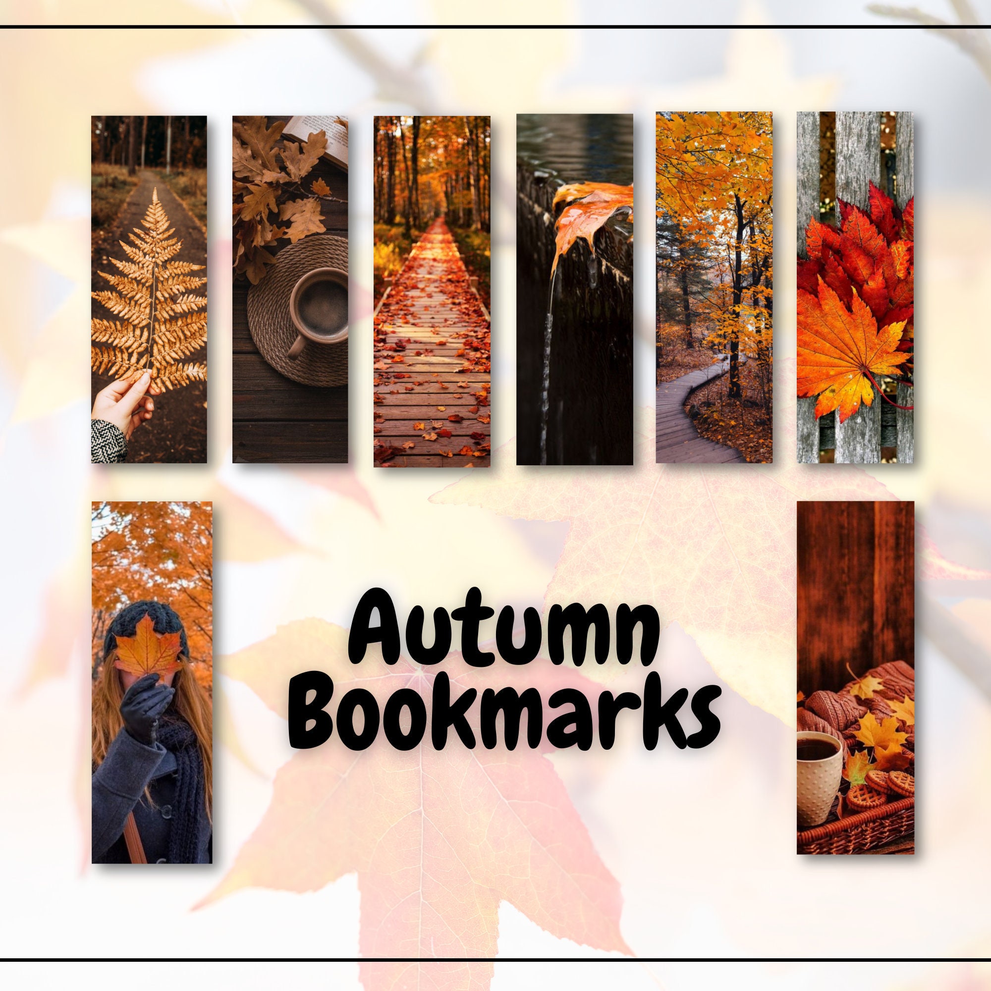 Printable Fall Bookmarks Printable Word Searches