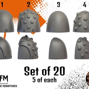 Legion Shoulder Pads by Helforged Miniatures