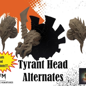 Alternate Tyrant Heads for GW Tyrant Bug by IO_BUTOV -  Space Bugs