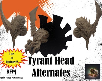 Alternate Tyrant Heads for GW Tyrant Bug by IO_BUTOV -  Space Bugs