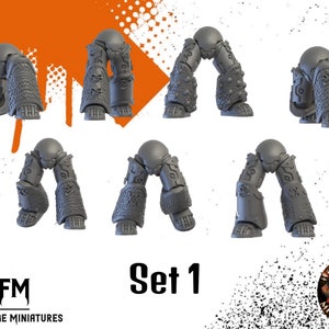 10x Hydra Style Legs x10 by Helforged Miniatures