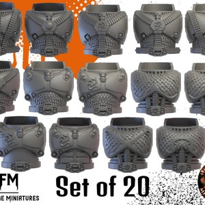 Hydra Legion Torsos by Helforged Miniatures