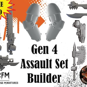 Gen4 Prime Scale Assault Set Builder - Helforged Miniatures