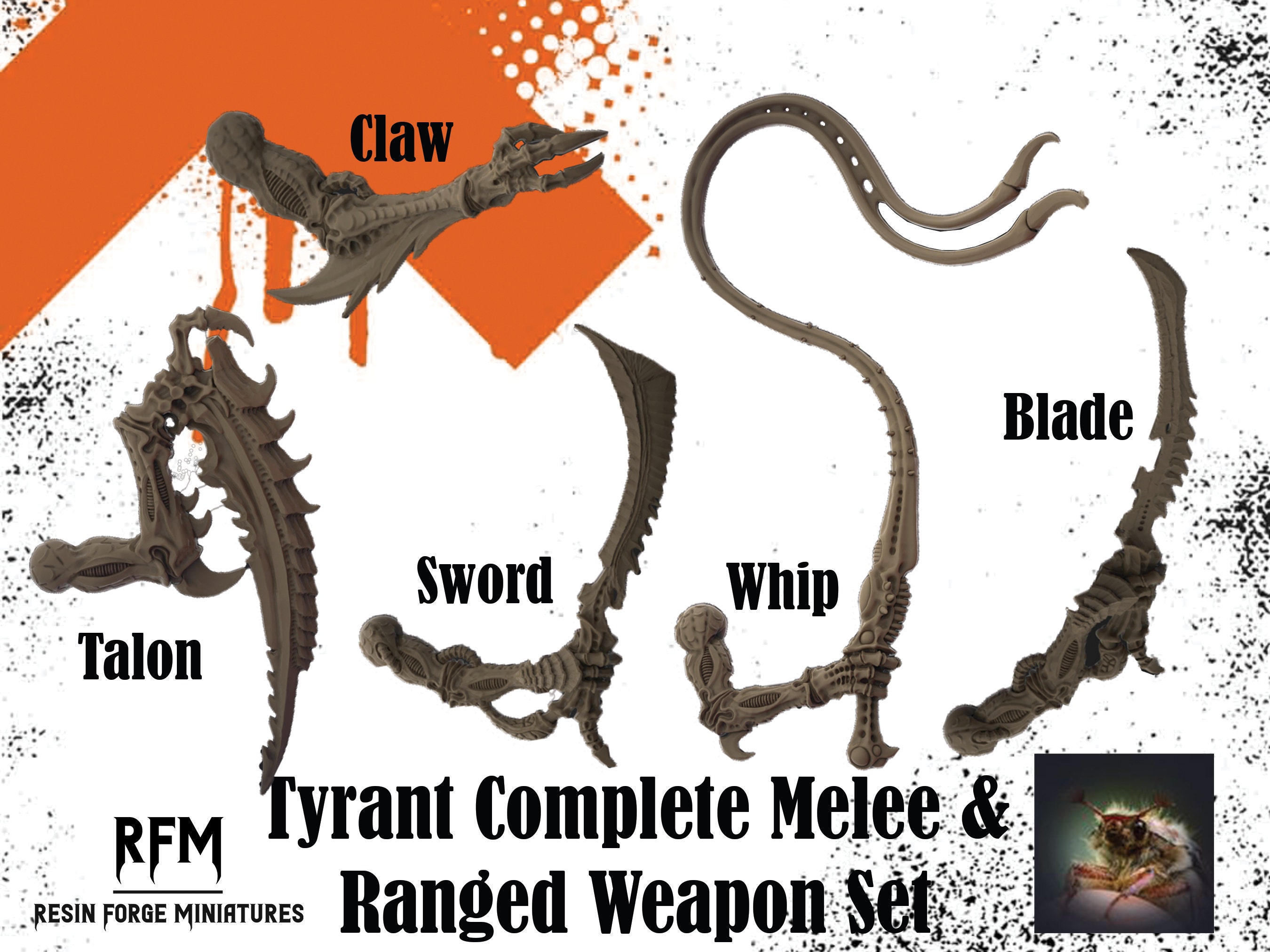 Tyrant Complete Weapon Set by IO_BUTOV -  Space Bugs
