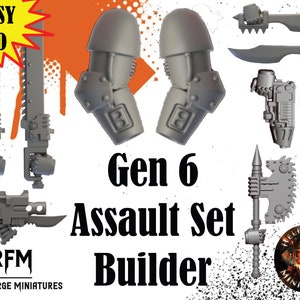 Gen6 Heresy Scale Assault Set Builder x5 - Helforged Miniatures