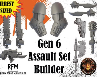 Gen6 Assault Set Builder - HERESY SIZED - Helforged Miniatures