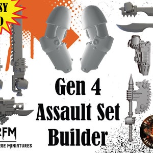 Gen4 Heresy Sized Assault Set Builder - Helforged Miniatures