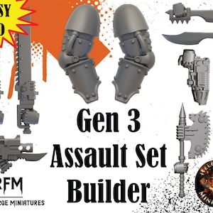 Gen3 Heresy Scale Assault Set Builder x5 - Helforged Miniatures