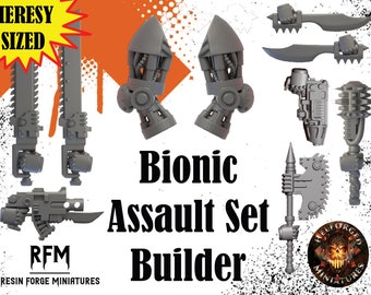Bionic Heresy Sized Assault Set Builder - Helforged Miniatures