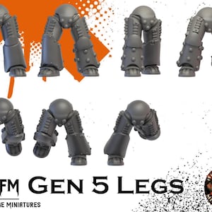 Gen 5 Legs x10 by Helforged Miniatures