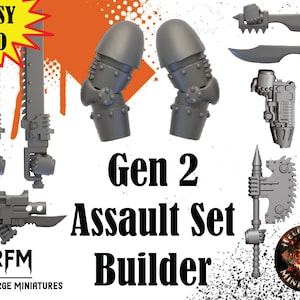 Gen2 Heresy Sized Assault Set Builder - Helforged Miniatures