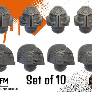 10x Hydra Legion Heads by Helforged Miniatures