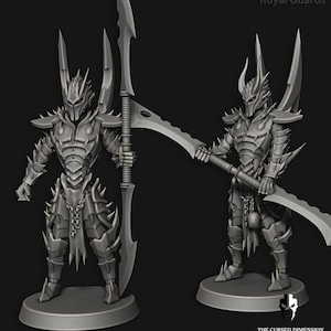 Königliche Garde von Edge Miniatures | Dunkle Space Elfen Königshof