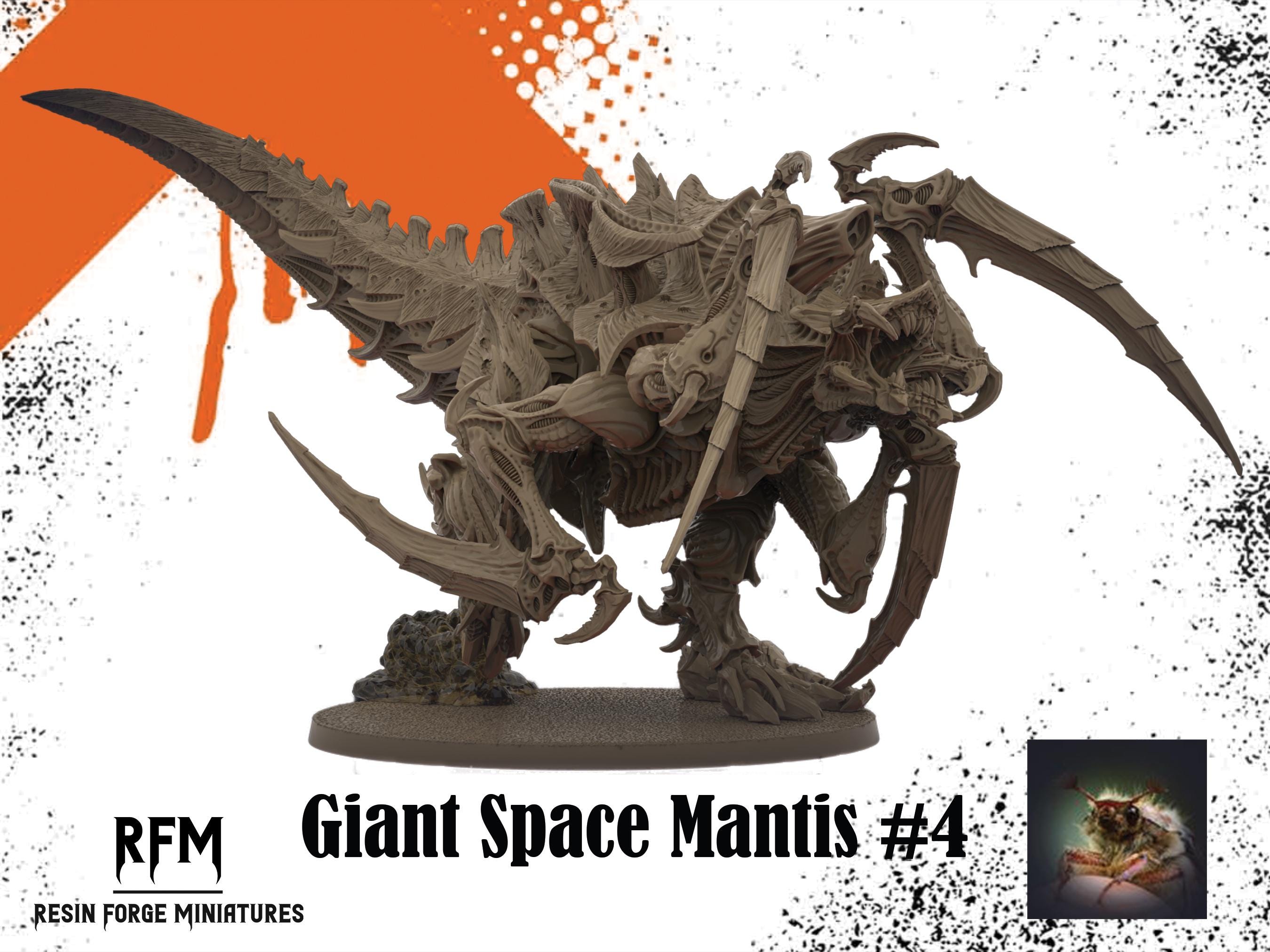 Giant Space Mantis #4 by IO_BUTOV  -  Space Bugs