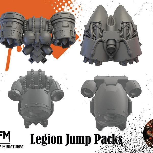Legion Jump Packs x10 - Helforged Miniatures