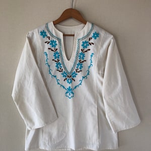 Vintage Embroidered Tunic Top image 1