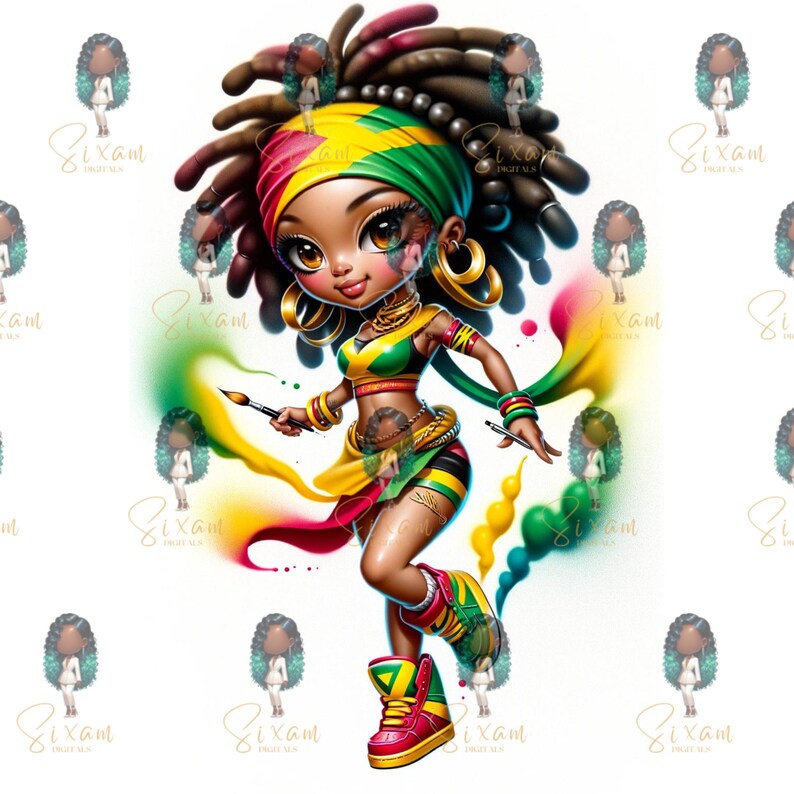 10 Cute Chibi Clipart Digital Download, Chibi Stickers, Chibi PNG ...