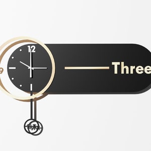 Wall clock, Clock, watch, hour . Laser cut files SVG DXF CDR vector plans, files instant download, cnc pattern, cnc cut, laser cut