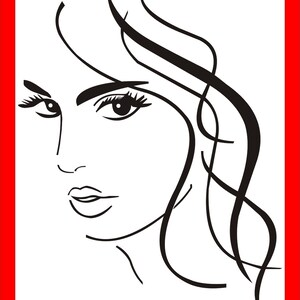 Panel. Faces . Laser cut files SVG, DXF, CDR vector plans, laser file, cnc pattern, cnc cut, laser cut, cnc route file