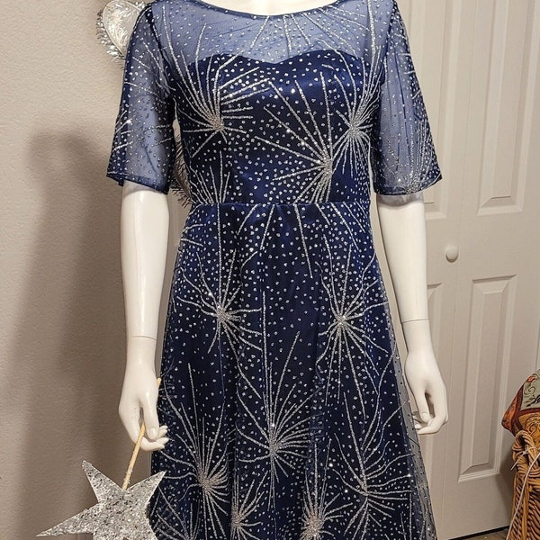 Snow Queen or Starshine Fairy Costume, Women's size L