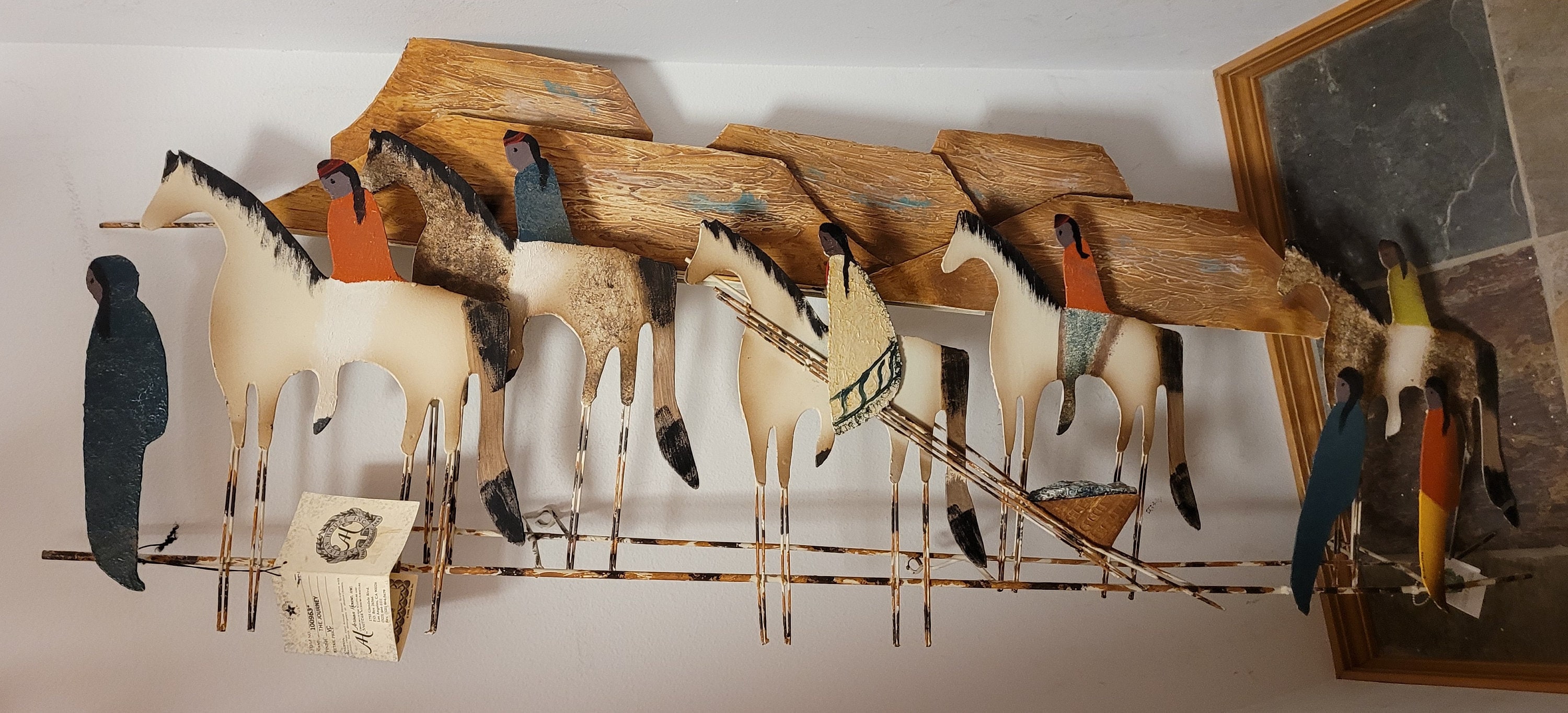 The Journey, Curtis Jere (1910-2008) Metal Wall Art Sculpture