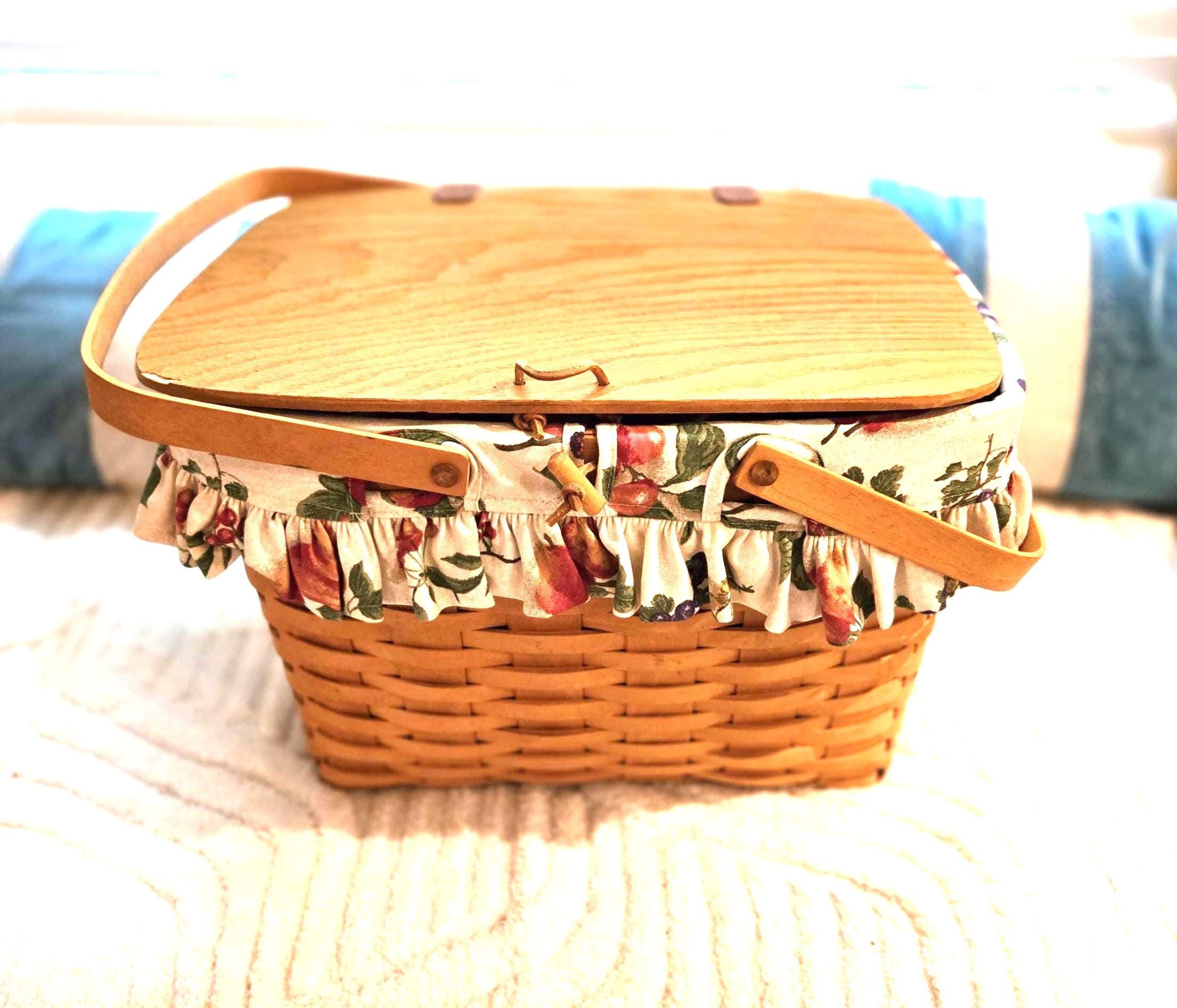 Longaberger Picnic Basket - Etsy
