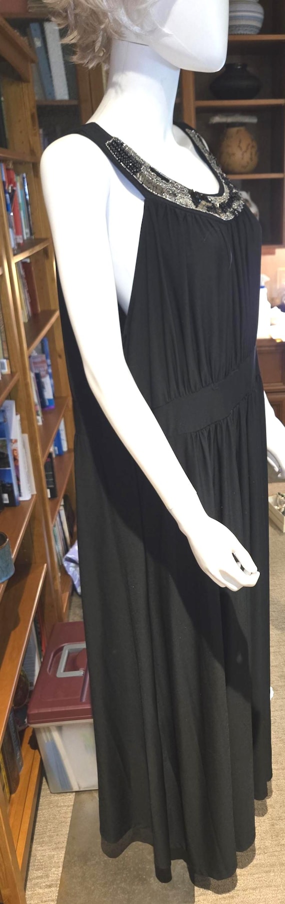 chinese dress ladies Pia Maxi Dress - Black M-L main image 1