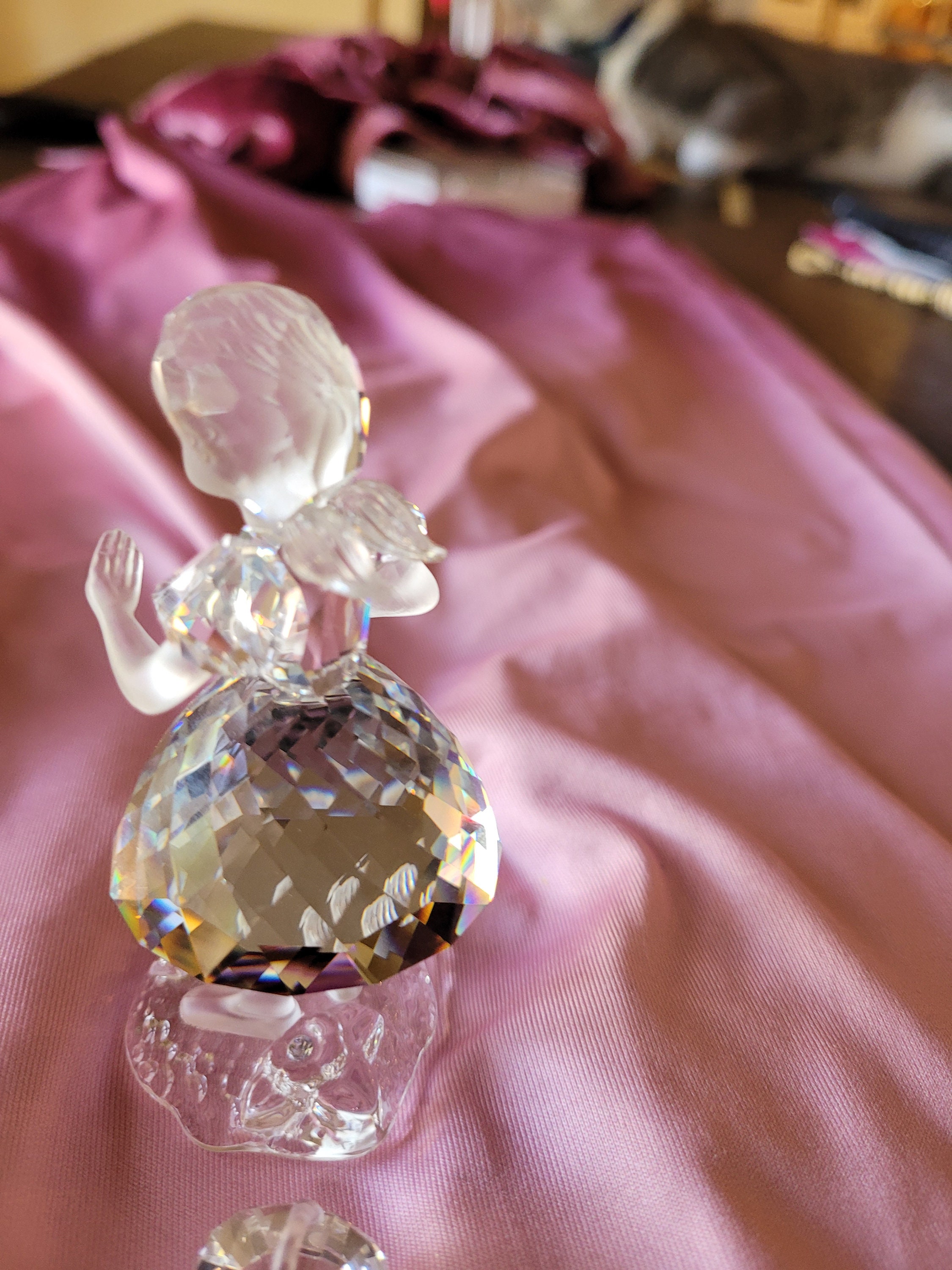 Vintage Swarovski Little Red Riding Hood Crystal Figurine - Etsy