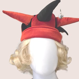 Handmade Jester Hat Adult Red Stripe 4-Point Bell Cap Beanmade Jester Cap With Bell - Etsy main image 2
