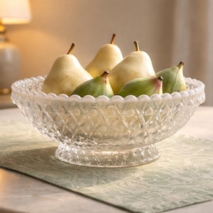 Vintage Imperial Glass Bowl, Katy Blue, Opalescent Glass