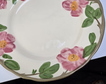 Six dinner plates, Franciscan Desert Rose pattern, buy one or more
