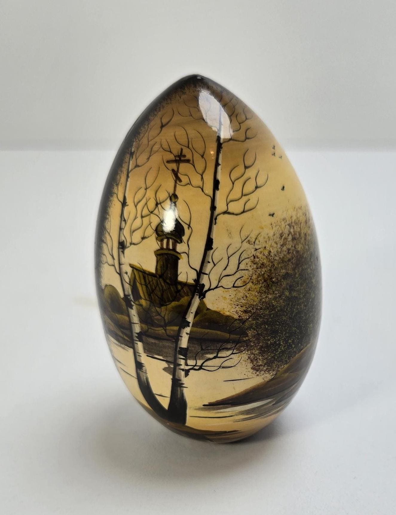 Russian lacquer egg - Etsy 日本