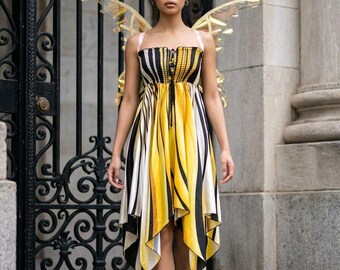 Vlinderfeekostuum, cosplay, Halloween, damesmaat L