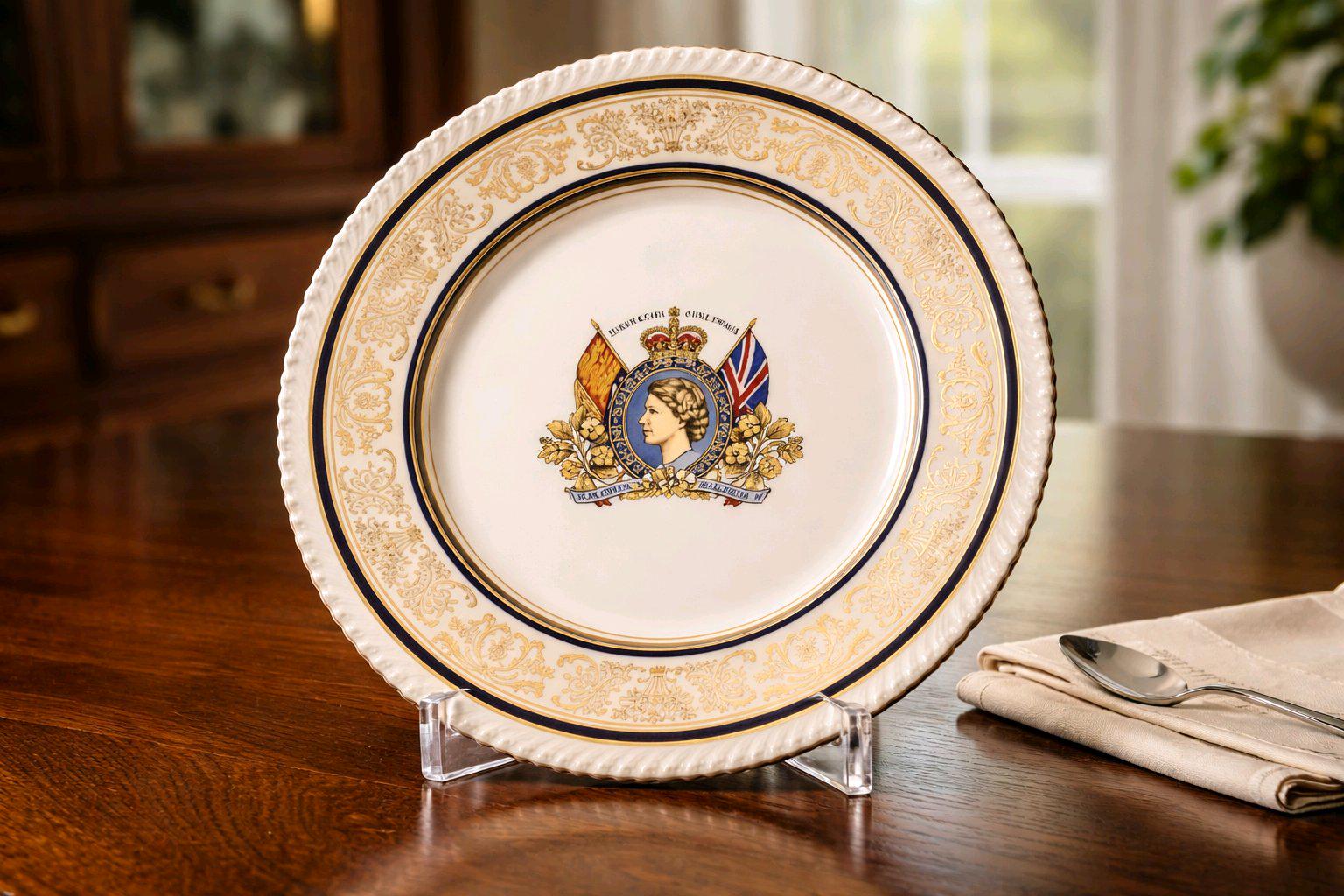 Johnson Bros Gold Filigree Plate - Etsy