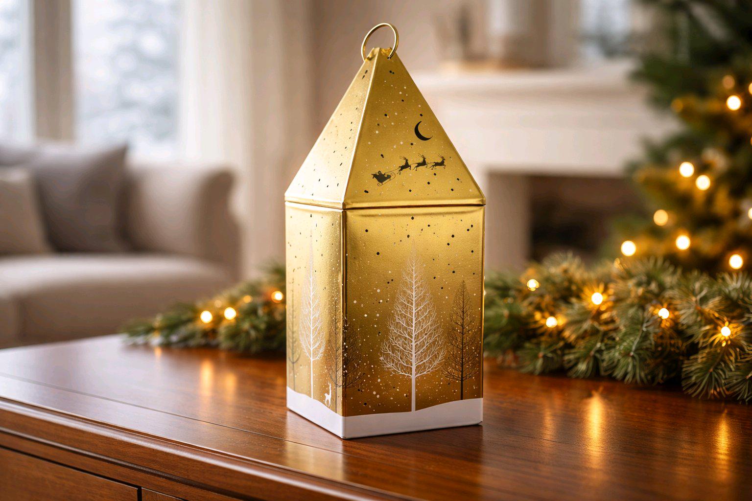 Marks and Spencers Christmas Tin - Etsy