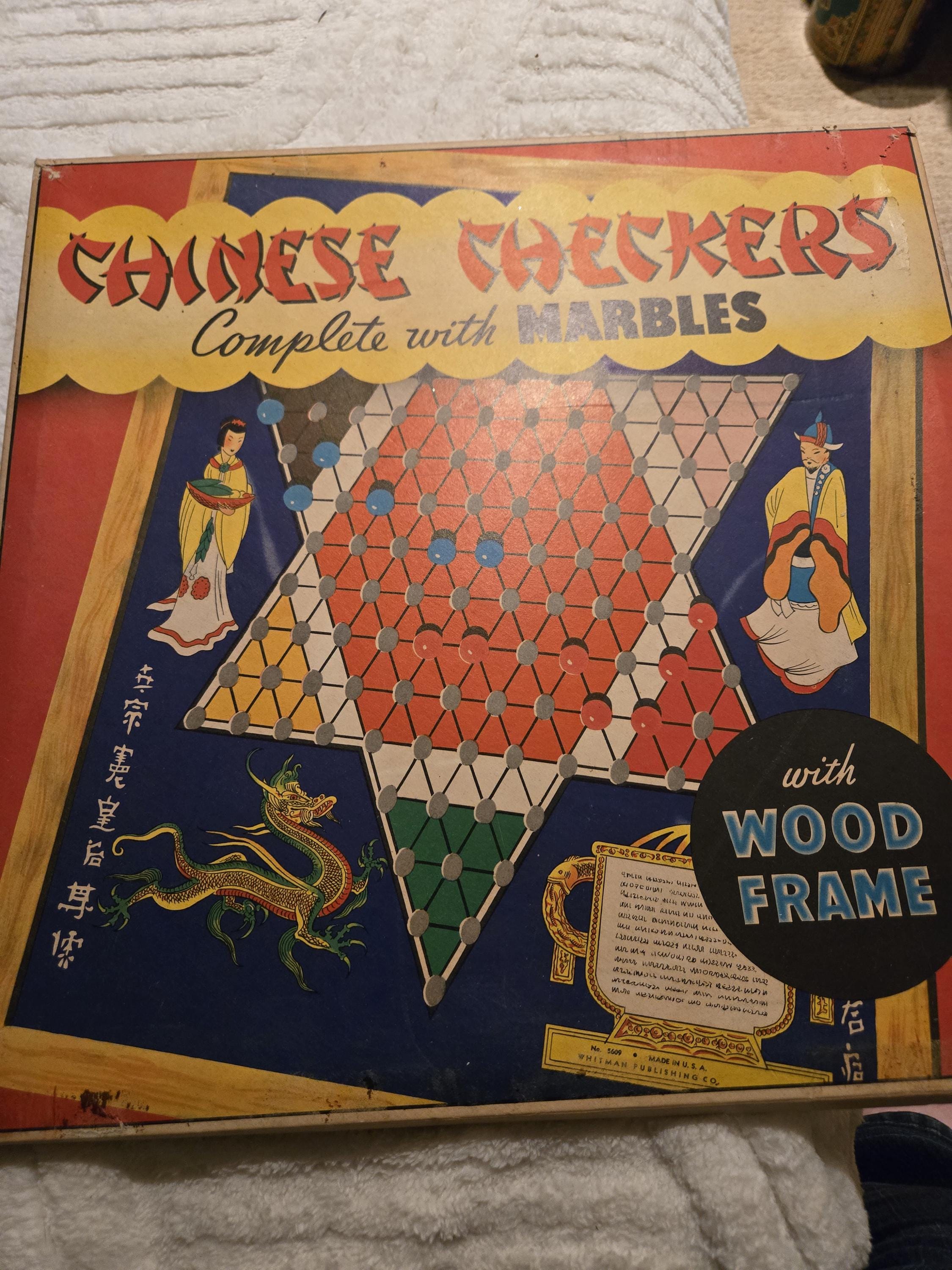 Vintage Checkers Set - Etsy