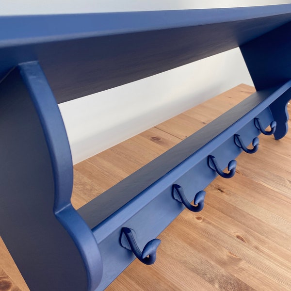 Coat Hooks With Shelf Etsy UK