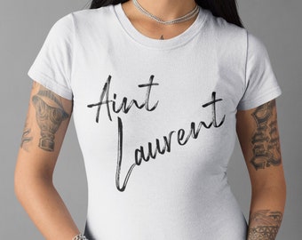 Aint Laurent T-Shirt in White