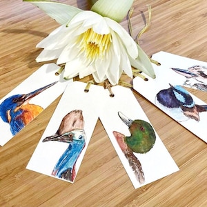 Australische Vögel Lesezeichen