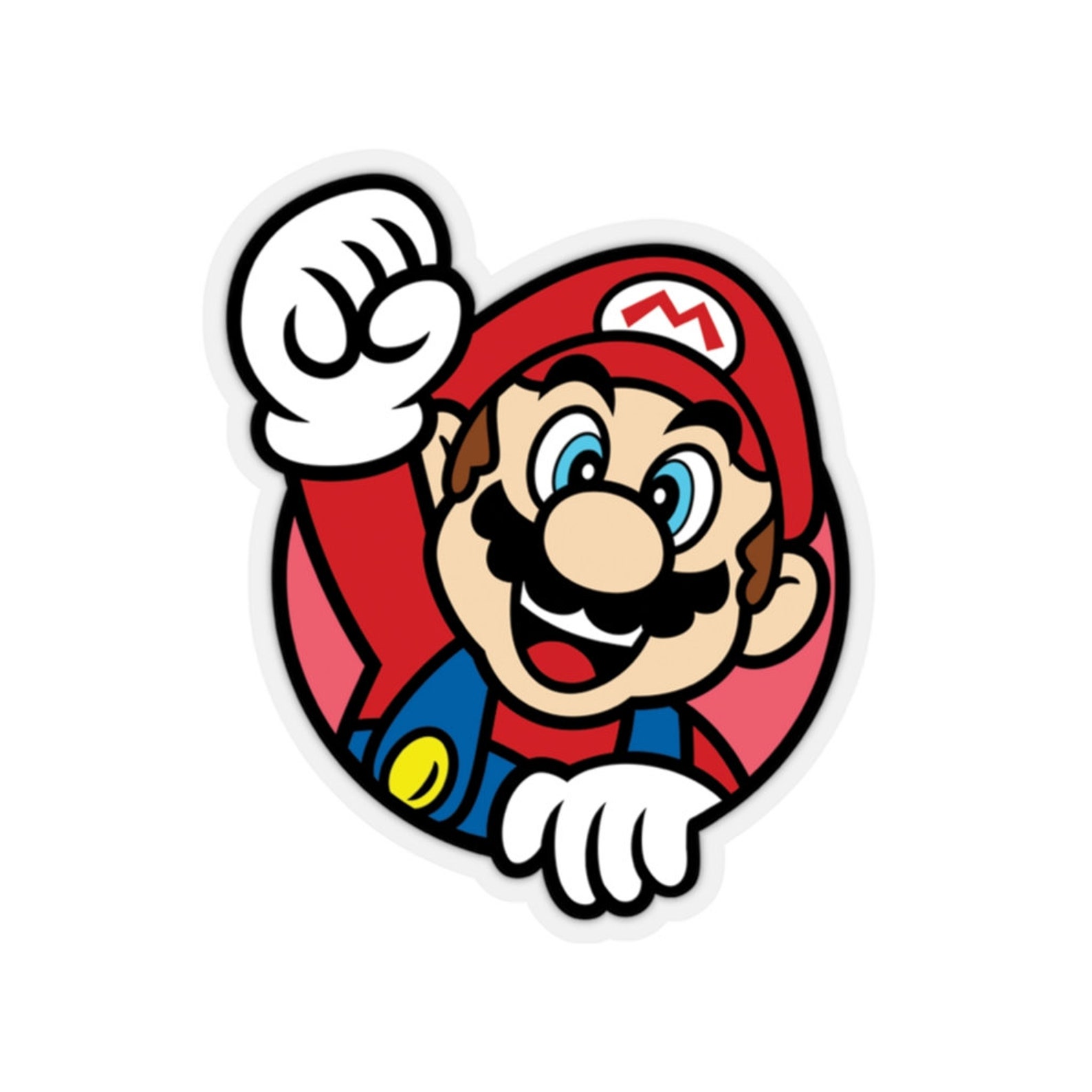 Mario 2D Icon Super Mario Waterbottle Laptop iPhone Sticker Etsy